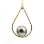 Breloque goutte 19x31x0.7mm, en gold-filled 14 carats x 1pc
