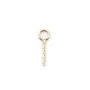 14K Gold filled  belier for bead half pierce 6.5mm x 2pcs