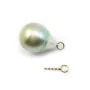 Belière pour perle demi-percé 6.5mm Gold Filled 14 carats x 2pcs