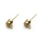 Clous d'oreille aimanté 4.5mm en gold filled 14 carats x 2pcs