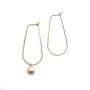Boucle d'oreille 17x40mm en gold filled 14 carats x 2pcs