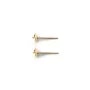 CLOU D'OEILLES DISQUE 5MM GOLD FILLED 14carat1.70G 20PCS