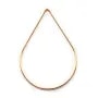 Intercalaire poire 40x27MM Gold filled 14 carat x 1pc