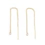Crochet d'oreille 0.76mm Gold filled 14 carat 20mmx 2pcs