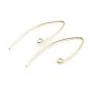 Crochets d'oreilles 35mm en gold filled 14 carats x 2pcs