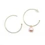 Crochets d'oreille 26mm en gold filled 14 carats x 2pcs