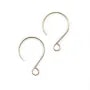 Crochets d'orielle 16x24mm en gold filled 14 carats x 2pcs