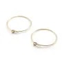 Créoles à décorer 20x0.7mm en gold filled 14 carats x 2pcs