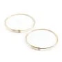 14k gold filled 30x0.7mm creole to decorate x 2pcs