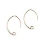 Crochets d'oreilles en gold filled 14 carats 25mm x 2pcs