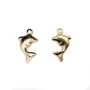Gold filled 14k shell charm 7x7mm x 4pcs