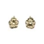 Breloque fleur en gold filled 14 carats 12x11mm x 1pc
