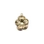 Breloque fleur en gold filled 14 carats 12x11mm x 1pc