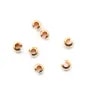 Cache nœud 4.0mm Gold filled 14 carat x 5pcs  