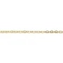 Chaine lissage Gold Filled 14 carats 2.1x1.6mmX 50cm