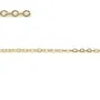 Chaine lissage Gold Filled 14 carats 2.1x1.6mmX 50cm