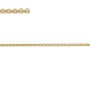 Chaine gold filled 14 carats  maille anneau oval 1.1x1.2mm x  50cm