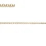Chaine14KGF  Maille Anneau Ovale 1.1mm  x  50cm