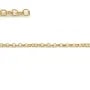 Chaine 14KGF anneaux double croise 1.7mm x 50cm
