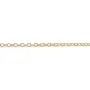 Chaine14KGF  Maille Anneau Ovale 1.7x2.3mm  x  50cm
