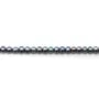 Dark blue Freshwater Pearl ovale  4.5-5.5mm x 40cm