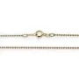 Chaine Gold Filled  14 carats à  Bille 40CMX1.2MM x 1pc