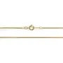 Chaine Gold Filled 14 carats  40cmX1.0mm x 1pc