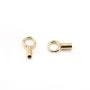 Embout pour fil 1.0mm gold filled 14 carat x 6pcs