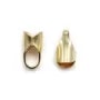 Embout 4.0mm Gold filled 14 carat x 2pcs 
