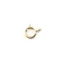 14K Gold filled 6mm Spring ring w/open ring x 2pcs