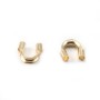 Protection pour fil cable  0.31MM Gold Filled 14 carats  x 4pcs