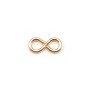 14k gold filled Intercalary infinite 4.25x9x1.0mm x 2pcs