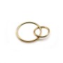 14k gold filled pendant ring  11mm x 1pc