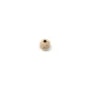 BOULE 8X2MM GOLD FILLED 14 CARAT 2.47G 5PCS	
