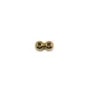Stoppeur en gold filled 14k, avec 2 perles, 3mm x 1pc