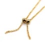 Stopper in gold filled 14k, in the shape of pearls, 3-4mm x 2pcs
