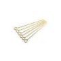 Clou tête anneau 0.64 x 25.4mm Gold Filled 14 carats x 8 st