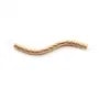 Tube twistes 20x1.5mm Gold Filled 14 carats x 2pcs