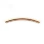 Tube incurcé 25x1.5mm Gold Filled 14 carats x 2pcs