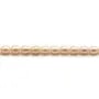 Perles d'eau douce ovale couleur saumon sur fil 5-6mm x 40cm