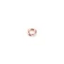 Gold filled rosé 14k anneaux ouvert 4 x 0.8mm x 10pcs