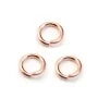 Gold filled rosé 14k anneaux ouvert 8 x1.3mm x 2pcs