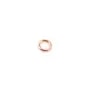 Gold filled rosé 14 carats anneaux fermé 0.64x4mm x 10pcs