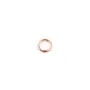 Gold filled rosé 14 carats anneaux fermé 0.64x5mm x 10pcs