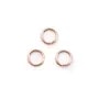 Anneaux ouverts en gold filled 14 carat rosé 0.76x5mm x 10pcs