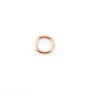 Gold filled rosé 14 carats anneaux fermé 0.64x5mm x 10pcs