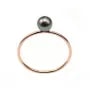 Ring in 14k pink gold filled, with a 0.6mm rod x 1pc