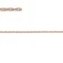 CHAÎNE MAILLE OVALE 1.6x1,3 MM EN ROSE GOLD FILLED 14 CARATS x 50CM