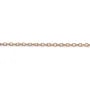 Chaine gold filled rose 14 carats  maille  ovale 1.7mm x  50cm