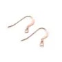 Crochet d'oreille en gold filled 14 carats rosé 14x18mm x 2pcs